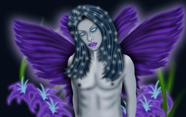 Creation of Dark male fairy: Step 13